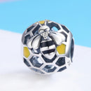 925 Sterling Silver Honeycomb Bead Bracelet For Women