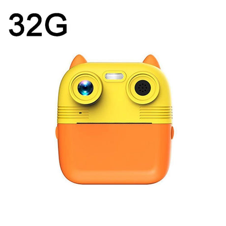 Instant Print Camera With Dual Lens - 2.8 Screen For Kids Blue