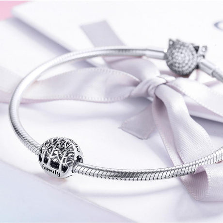 925 Sterling Silver Handmade Family Beaded Bracelet