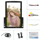 9.7 Inch Vertical Screen Android Car Mp5 Player With Hd 2.5D Glass Navigation And 12-Light Camera