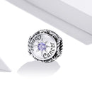 925 Sterling Silver Zodiac Zircon Bead Bracelet / Necklace Set Cancer Style - Cancer