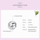 925 Sterling Silver Diy Zodiac Bracelet Beads Cancer Style - Cancer