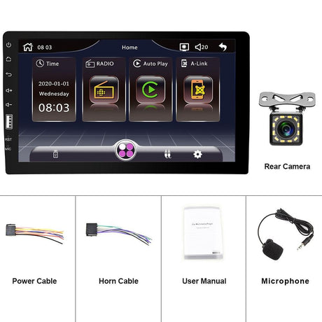 9 Inch Carplay Mp5 Player + 12 Light Camera - Standard Style
