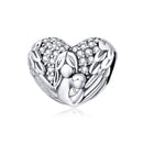 925 Sterling Silver Motherly Love Relief Beads For Diy Bracelets & Necklaces
