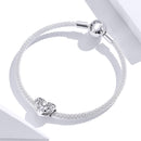 925 Sterling Silver Motherly Love Relief Beads For Diy Bracelets & Necklaces