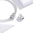 925 Sterling Silver Motherly Love Relief Beads For Diy Bracelets & Necklaces