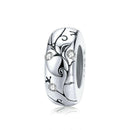 925 Sterling Silver Silicone Spacer For Bracelets