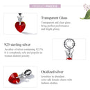 925 Sterling Silver Crown Heart Pendant For Bracelet Or Necklace