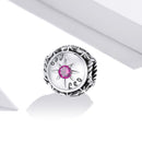 925 Sterling Silver Zodiac Zircon Bead Bracelet / Necklace Set Leo Style - Leo