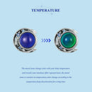 925 Sterling Silver Blue Moon Bead Bracelet Temperature Sensitive