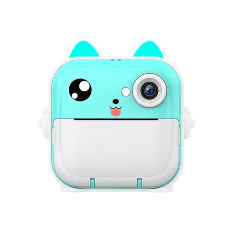 Instant Camera With Thermal Printer And Hd Video - Blue 16G