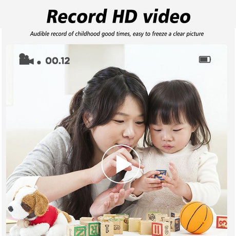 Instant Camera With Thermal Printer And Hd Video - Blue 16G