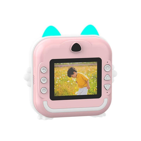 Instant Camera With Thermal Printer And Hd Video - Blue 16G