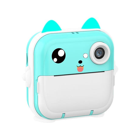 Instant Camera With Thermal Printer And Hd Video - Blue 16G