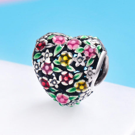 925 Sterling Silver Floral Valley Beads For Diy Bracelets & Necklaces