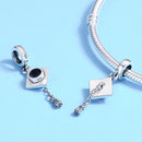 925 Sterling Silver Diy Bracelet Charm University Hat Beads