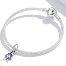 925 Sterling Silver Fantasy Fish Pendant For Diy Bracelets & Necklaces