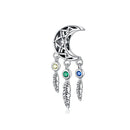 925 Sterling Silver Moon Beaded Bracelet Accessory