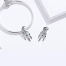 925 Sterling Silver Moon Beaded Bracelet Accessory