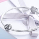 925 Sterling Silver 26 English Letter Beads For Diy Bracelets & Necklaces Style - F