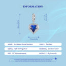 925 Sterling Silver Temperature Sensitive Heart Pendant For Jewelry