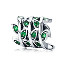 925 Sterling Silver Spring Scenery Bead Pendant
