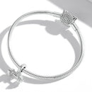 925 Sterling Silver Weightlifting Barbell Pendant For Bracelets / Necklaces