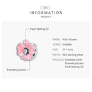 925 Sterling Silver Flower Bead Bracelet & Necklace Set