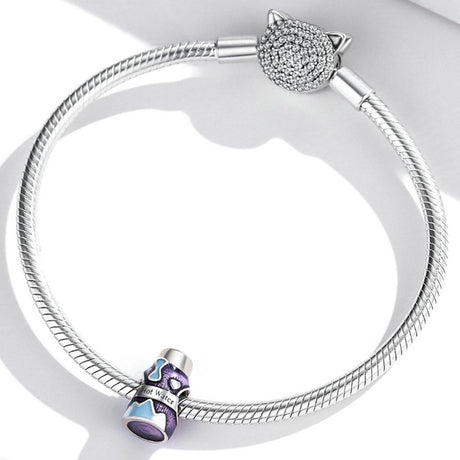 925 Sterling Silver Mini Vacuum Cup Beads For Diy Bracelets & Necklaces
