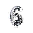 925 Sterling Silver Relief Number Series 0 9 Beads For Diy Bracelets And Necklaces Style - 6