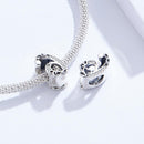925 Sterling Silver Relief Number Series 0 9 Beads For Diy Bracelets And Necklaces Style - 6