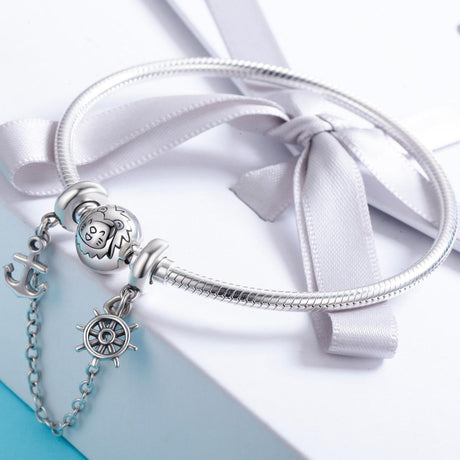 925 Sterling Silver Stylish Safety Chain For All Occasions