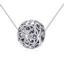 925 Sterling Silver Flower Beads For Diy Bracelets & Necklaces