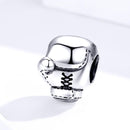 925 Sterling Silver Beaded Diy Boxing Bracelet