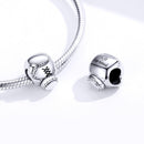 925 Sterling Silver Beaded Diy Boxing Bracelet