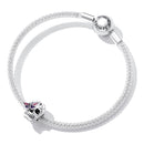 925 Sterling Silver Retro Skull Beads For Diy Bracelets & Necklaces