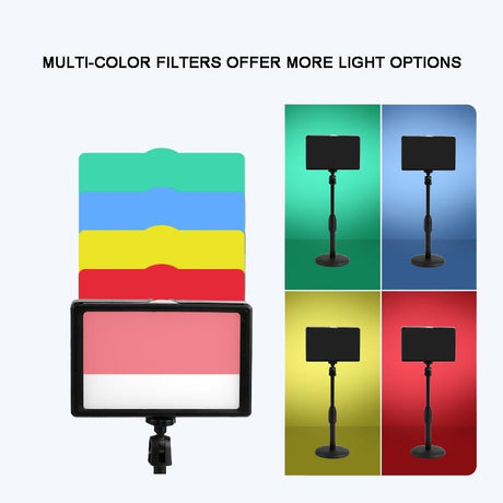 Adjustable 8-Inch Flat-Panel Live Fill Light With Overhead Bracket