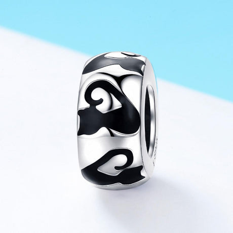 925 Sterling Silver Cat Silhouette Pendant For Diy Bracelets & Necklaces