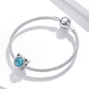925 Sterling Silver Cat Ear Bead Bracelet / Necklace Accessory