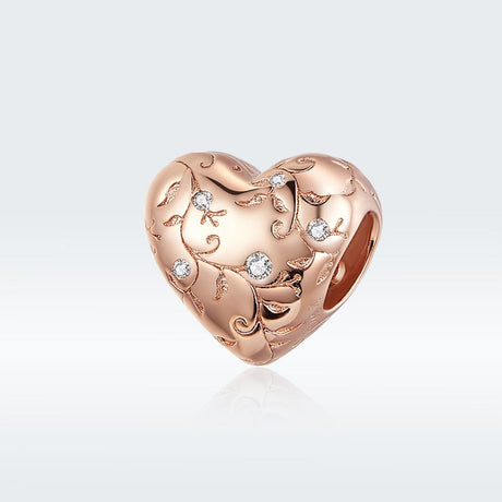 925 Sterling Silver Retro Rose Gold Beaded Bracelet Accessory