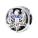 925 Sterling Silver Eagle Beads For Diy Bracelets & Necklaces