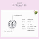 925 Sterling Silver Zodiac Beaded Bracelet Style - Sagittarius
