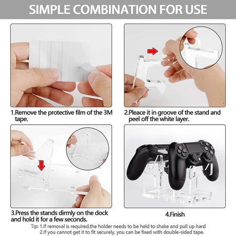 Acrylic Game Console Stand For Xbox Elite / Ps4 / Ps5 / Nvidia