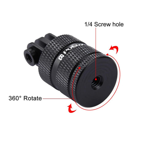 Universal Tripod Mount Adapter for Action Cameras - Compatible with Gopro Insta360 Dji and More