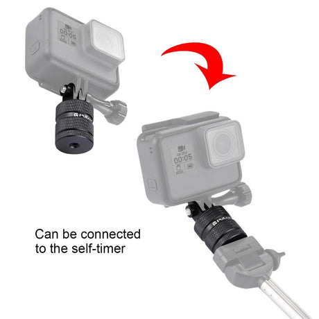 Universal Tripod Mount Adapter for Action Cameras - Compatible with Gopro Insta360 Dji and More