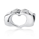 925 Sterling Silver Hand In Hand Bracelet Beads Diy