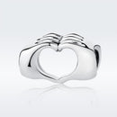 925 Sterling Silver Hand In Hand Bracelet Beads Diy