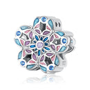 925 Sterling Silver Delicate Butterfly Bead For Bracelet / Necklace
