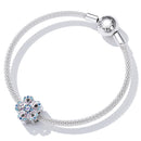 925 Sterling Silver Delicate Butterfly Bead For Bracelet / Necklace
