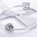 925 Sterling Silver Flower Shaped Beads For Diy Bracelets